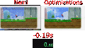 Prologue movement optimizations side by side comparison.gif